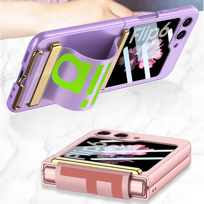 Shockproof Case With Wristband For Samsung Galaxy Z Flip Series