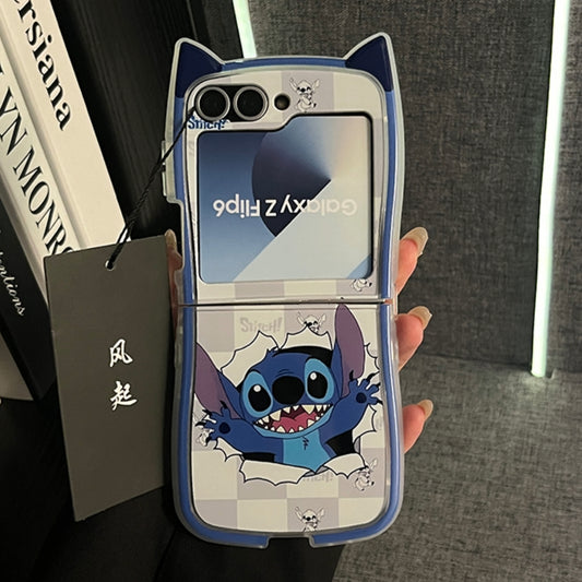 Angel Stitch Cartoon Case for Galaxy Z Flip Series