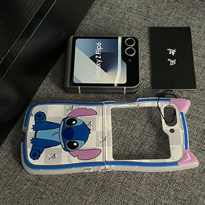 Angel Stitch Cartoon Case for Galaxy Z Flip Series