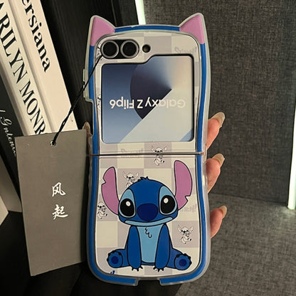 Angel Stitch Cartoon Case for Galaxy Z Flip Series