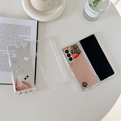 RETRO 3D RHINESTONE COVER FOR SAMSUNG GALAXY Z FOLD 4 & 3