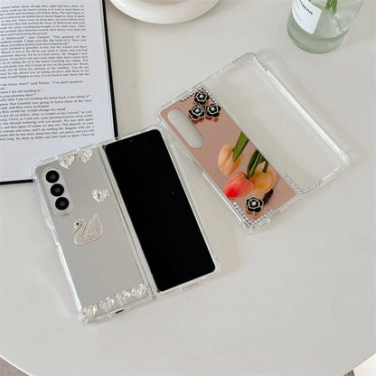 RETRO 3D RHINESTONE COVER FOR SAMSUNG GALAXY Z FOLD 4 & 3