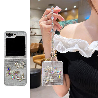 Luxury Diamond Butterfly Case for Samsung Z Flip Series