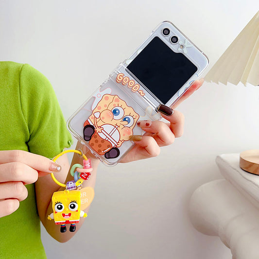 Cute SpongeBob and Patrick Star Phone Case for Z Flip Series